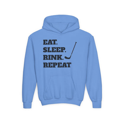 Youth Hockey Sweatshirt - Eat Sleep Rink Repeat