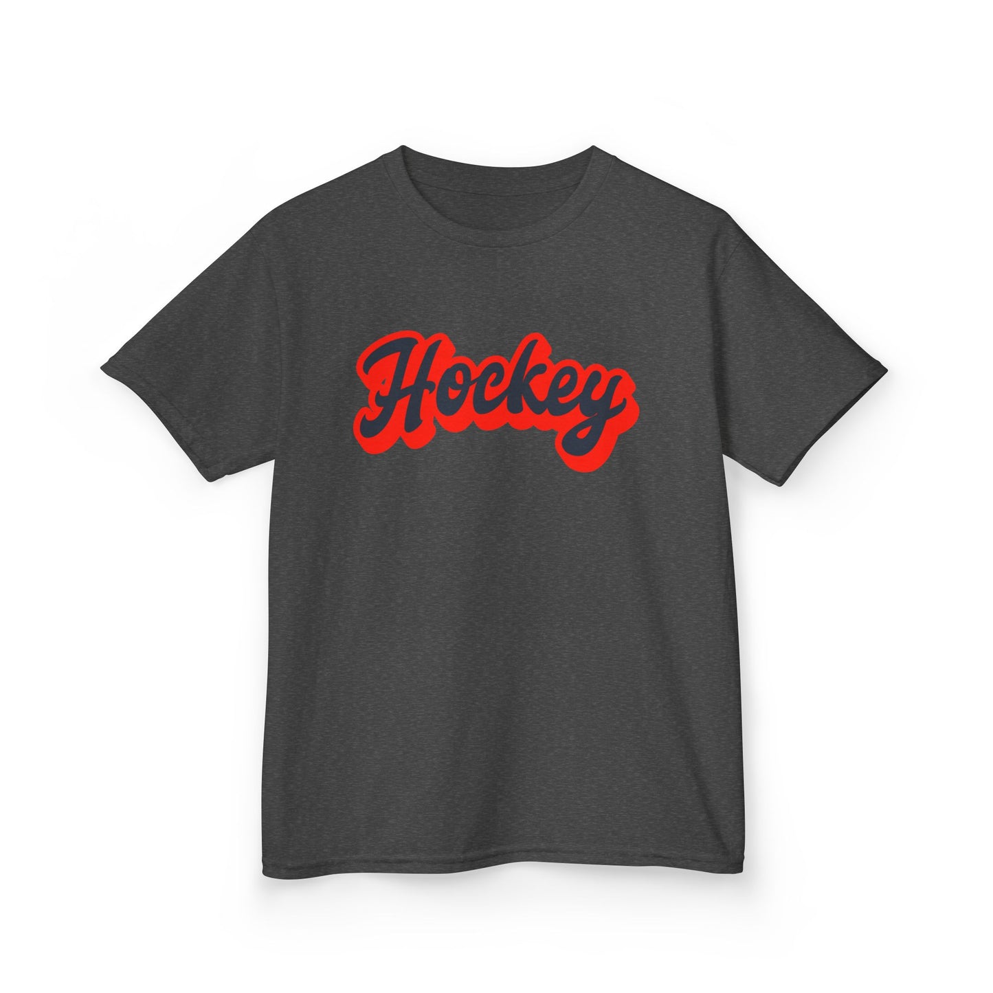 Kids Hockey Heavy Cotton Tee - Perfect for Young Fans!