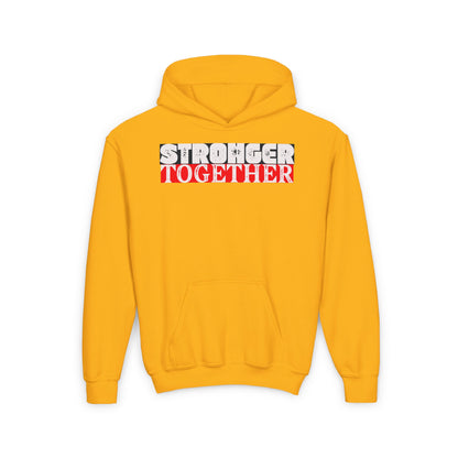 Stronger Together Youth Hoodie - Cozy Blend