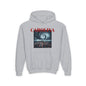 CAROLINA Youth Hooded Sweatshirt - Retro Graphic Design for City Pride
