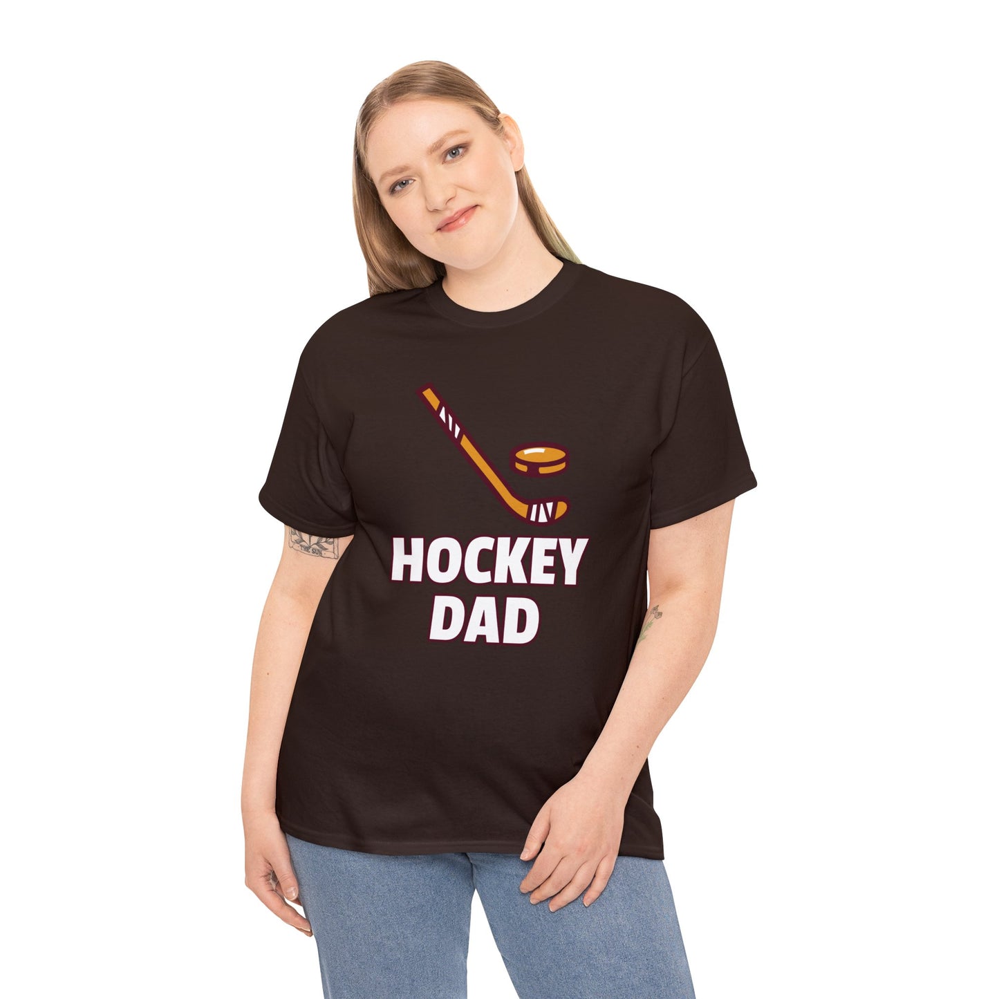 HOCKEY DAD Unisex Heavy Cotton Tee