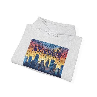 ST LOUIS ADULT Graphic Hoodie - Unisex Heavy Blend™ - CITY SERIES