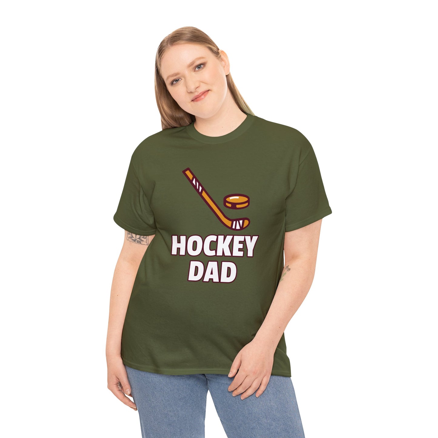 HOCKEY DAD Unisex Heavy Cotton Tee