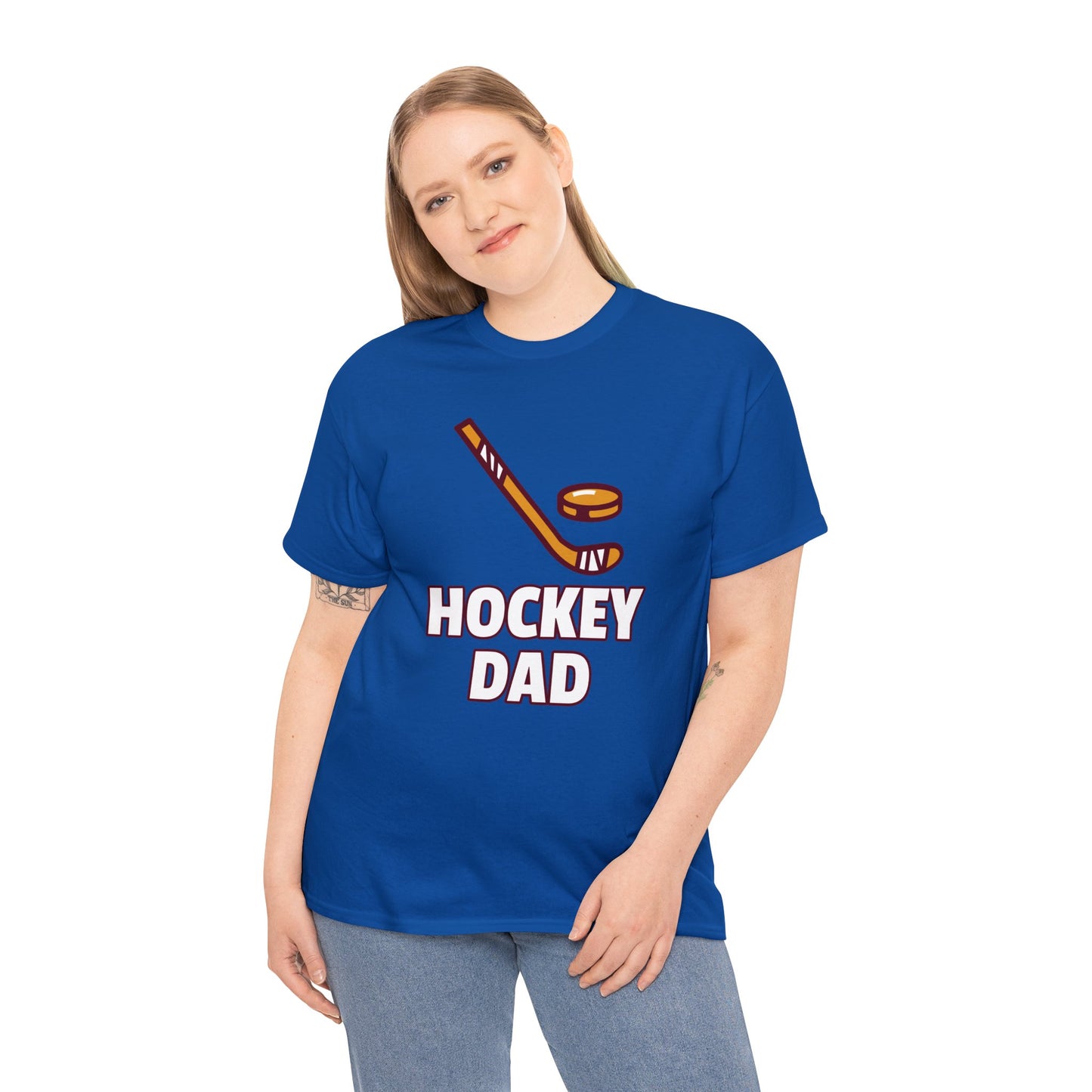 HOCKEY DAD Unisex Heavy Cotton Tee