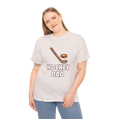 HOCKEY DAD Unisex Heavy Cotton Tee
