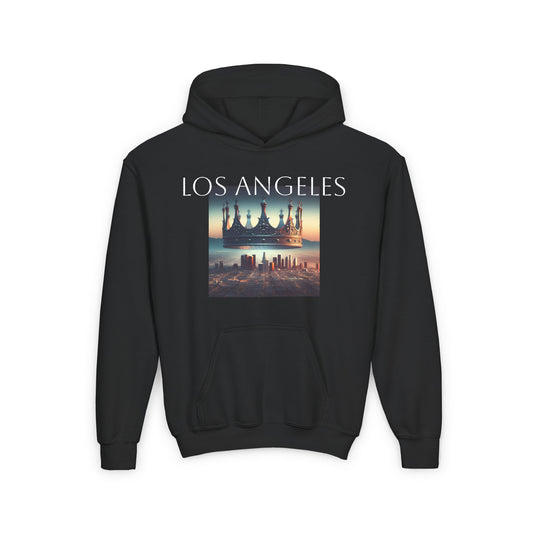 LOS ANGELES Youth Heavy Blend Hooded Sweatshirt