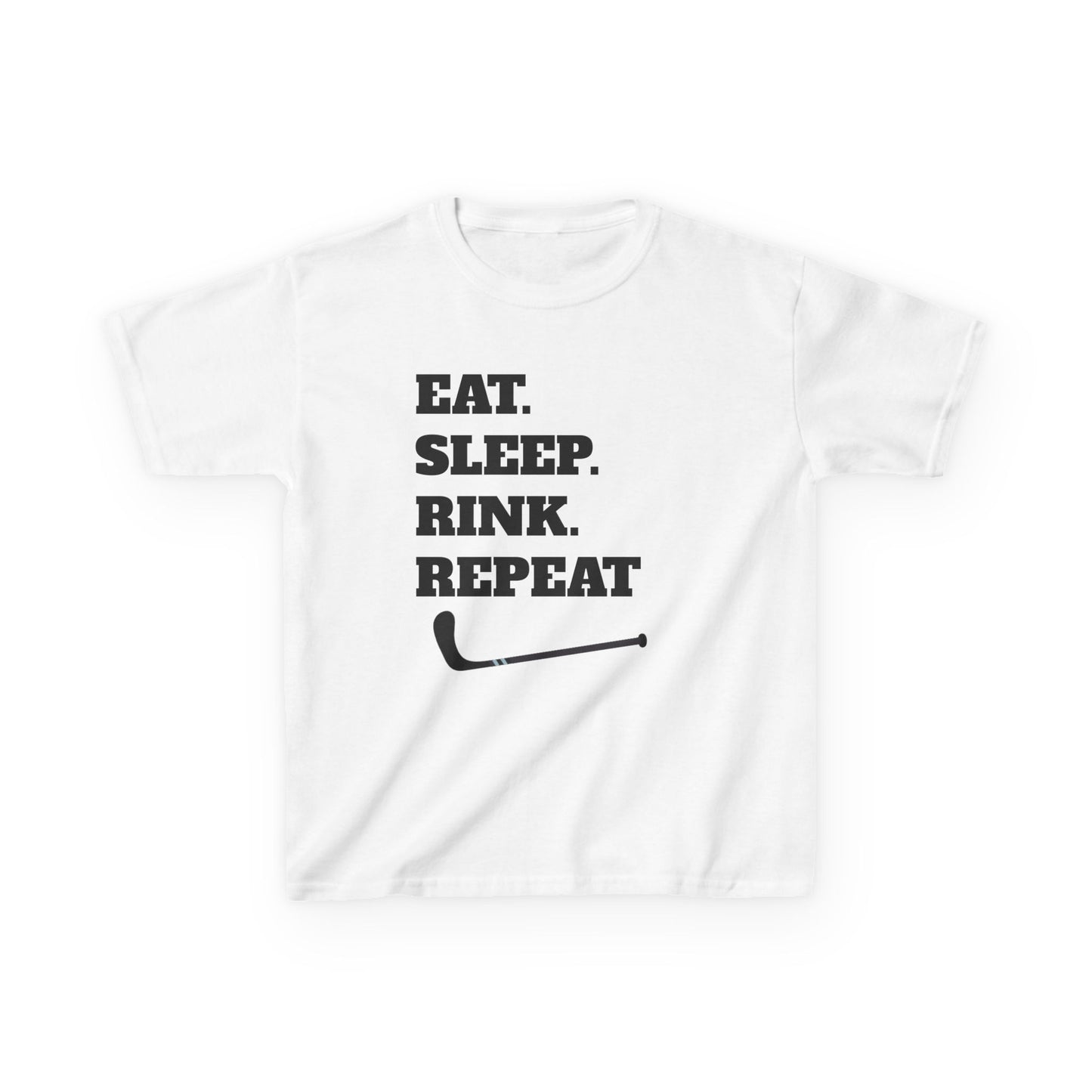 Youth Hockey Tee - Eat Sleep Rink Repeat