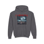 CAROLINA Youth Hooded Sweatshirt - Retro Graphic Design for City Pride