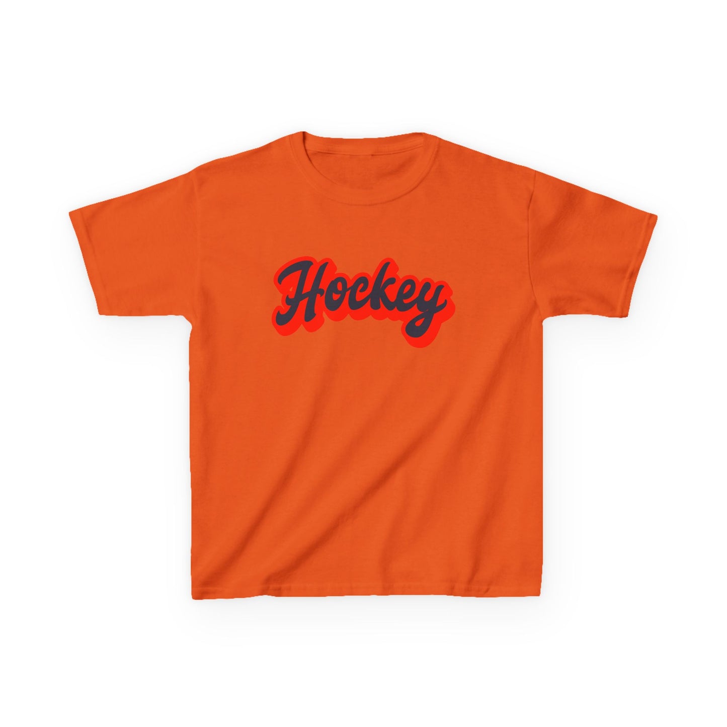 Kids Hockey Heavy Cotton Tee - Perfect for Young Fans!