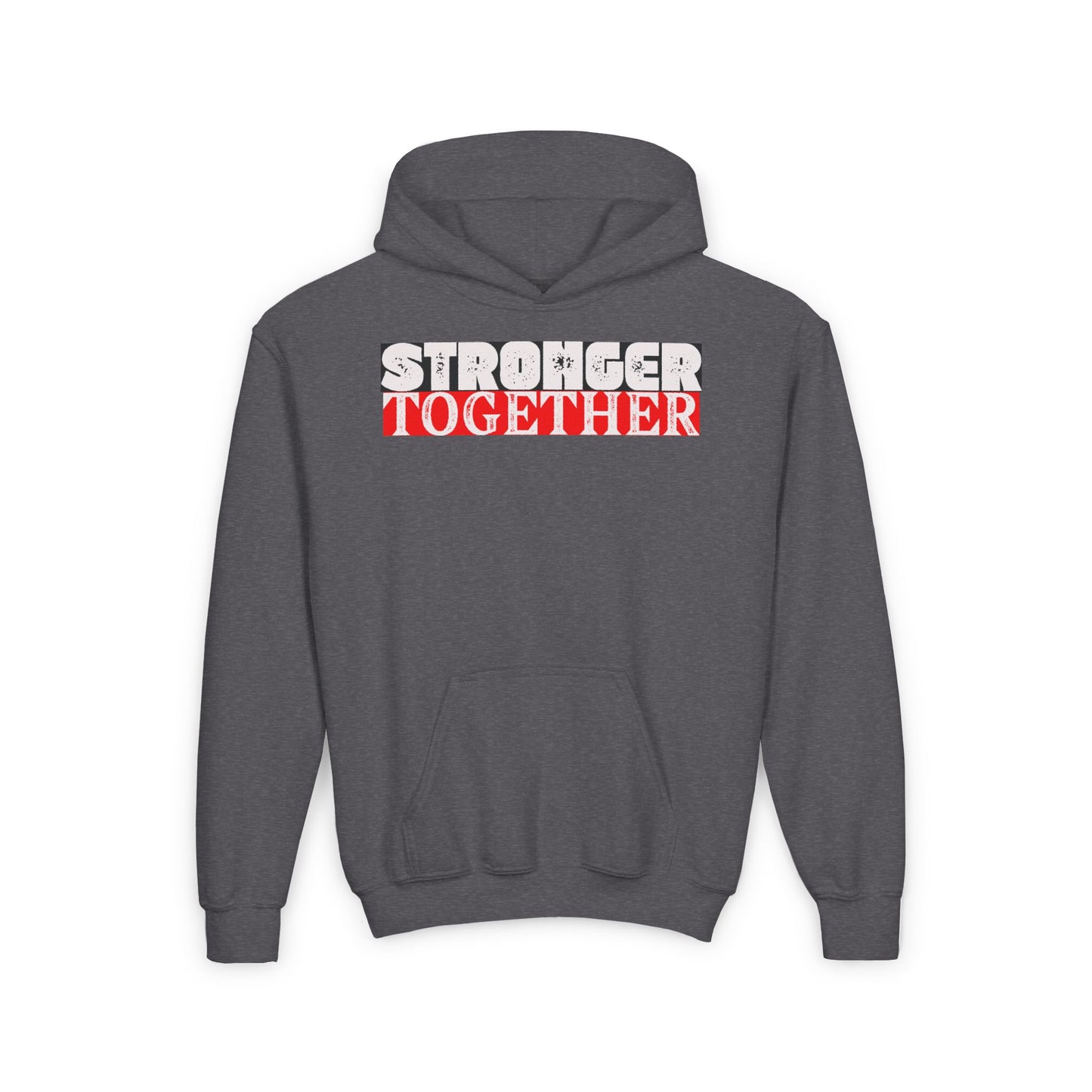 Stronger Together Youth Hoodie - Cozy Blend
