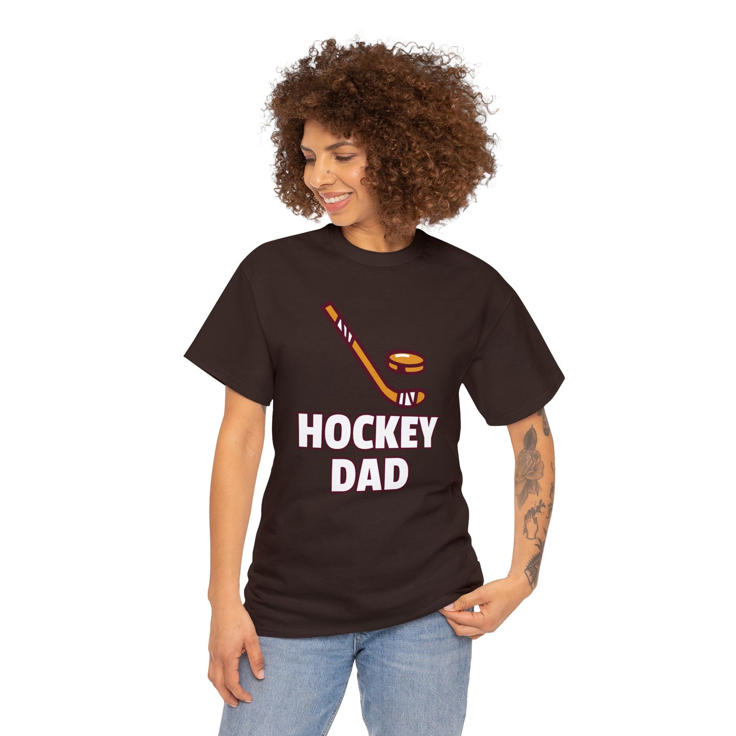 HOCKEY DAD Unisex Heavy Cotton Tee