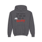 Youth Hockey Sweatshirt - "You Don't Scare Me, I Play Hockey"