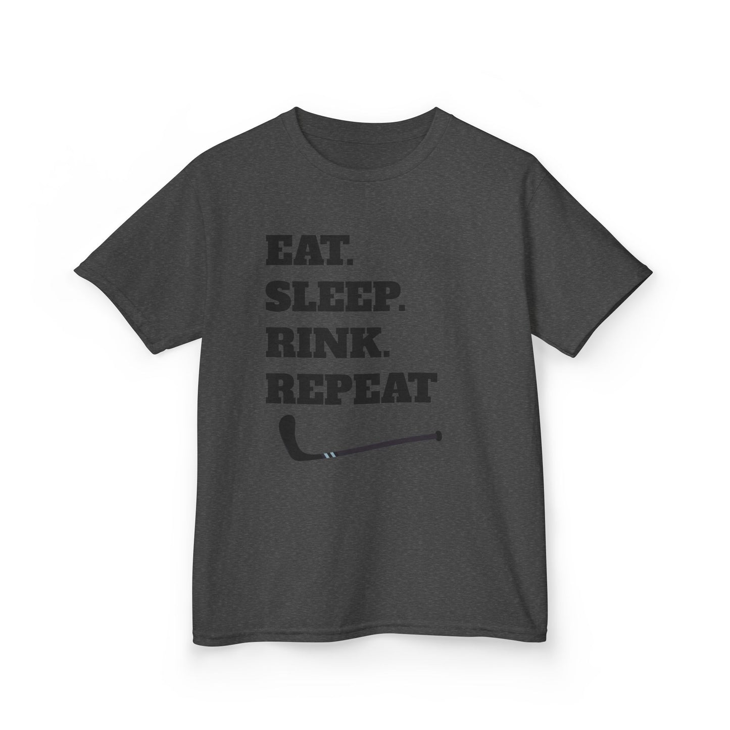 Youth Hockey Tee - Eat Sleep Rink Repeat