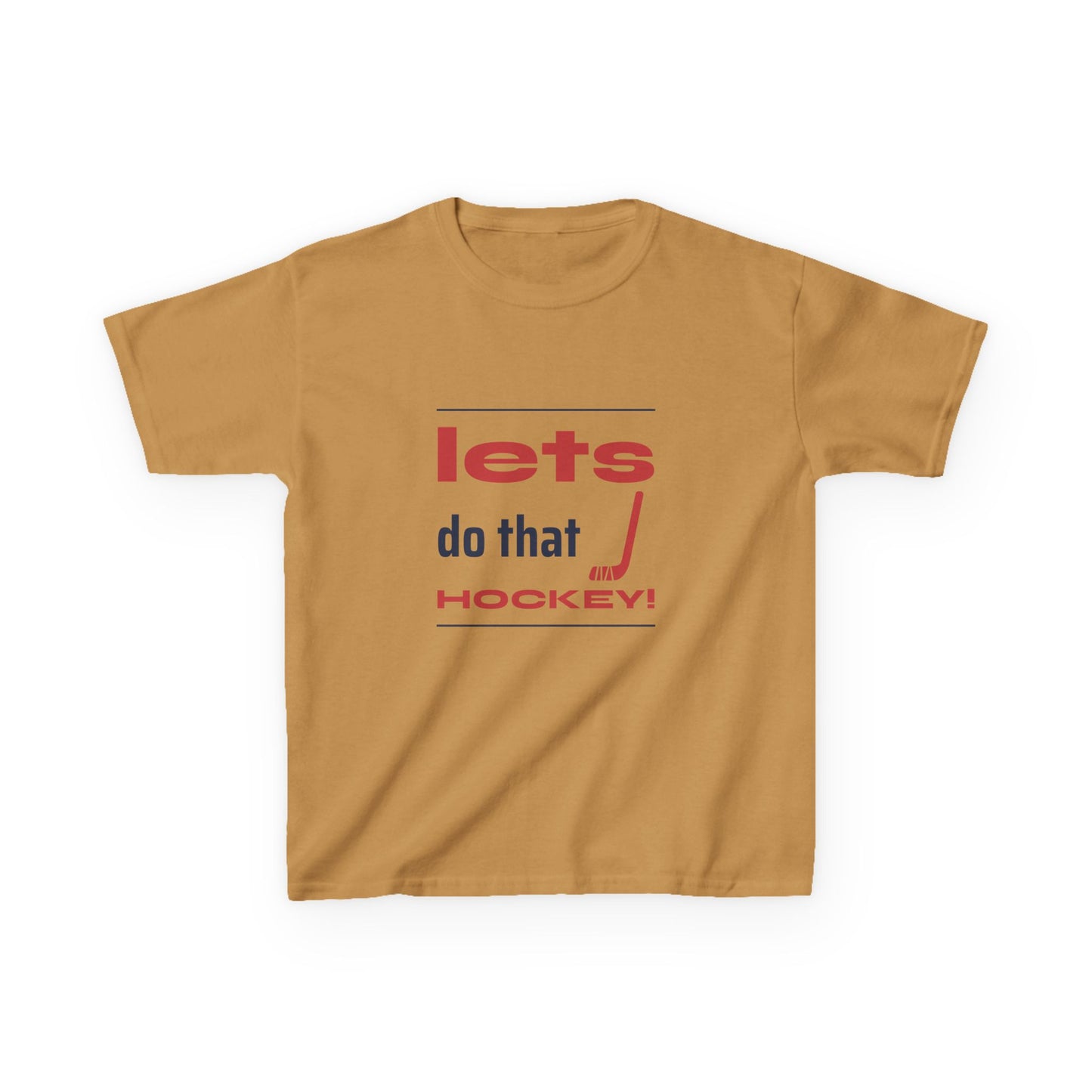 LETS DO THAT HOCKEY Kids Heavy Cotton™ Tee