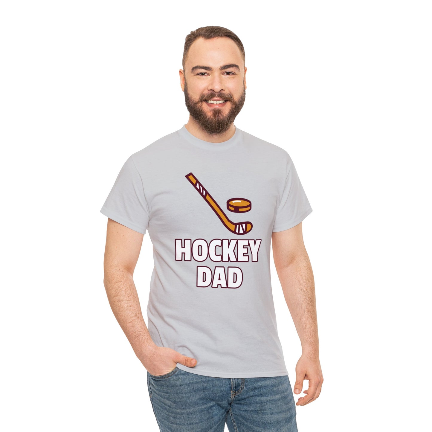 HOCKEY DAD Unisex Heavy Cotton Tee