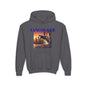 VANCOUVER Youth Hooded Sweatshirt - Retro Graphic Design for City Pride