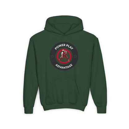 POWERPLAY ADVANTAGE Youth Heavy Blend Hooded Sweatshirt