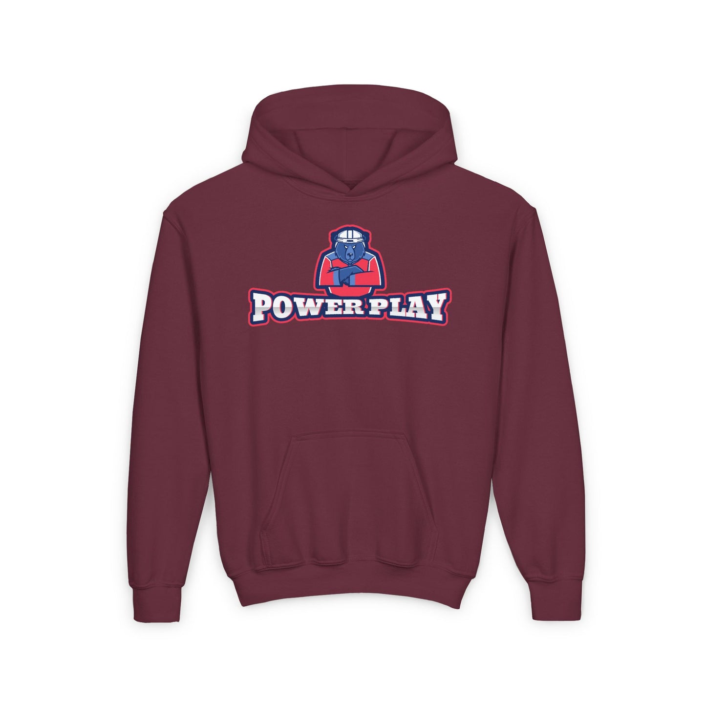 POWERPLAY Youth Heavy Blend Hooded Sweatshirt