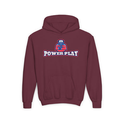 POWERPLAY Youth Heavy Blend Hooded Sweatshirt