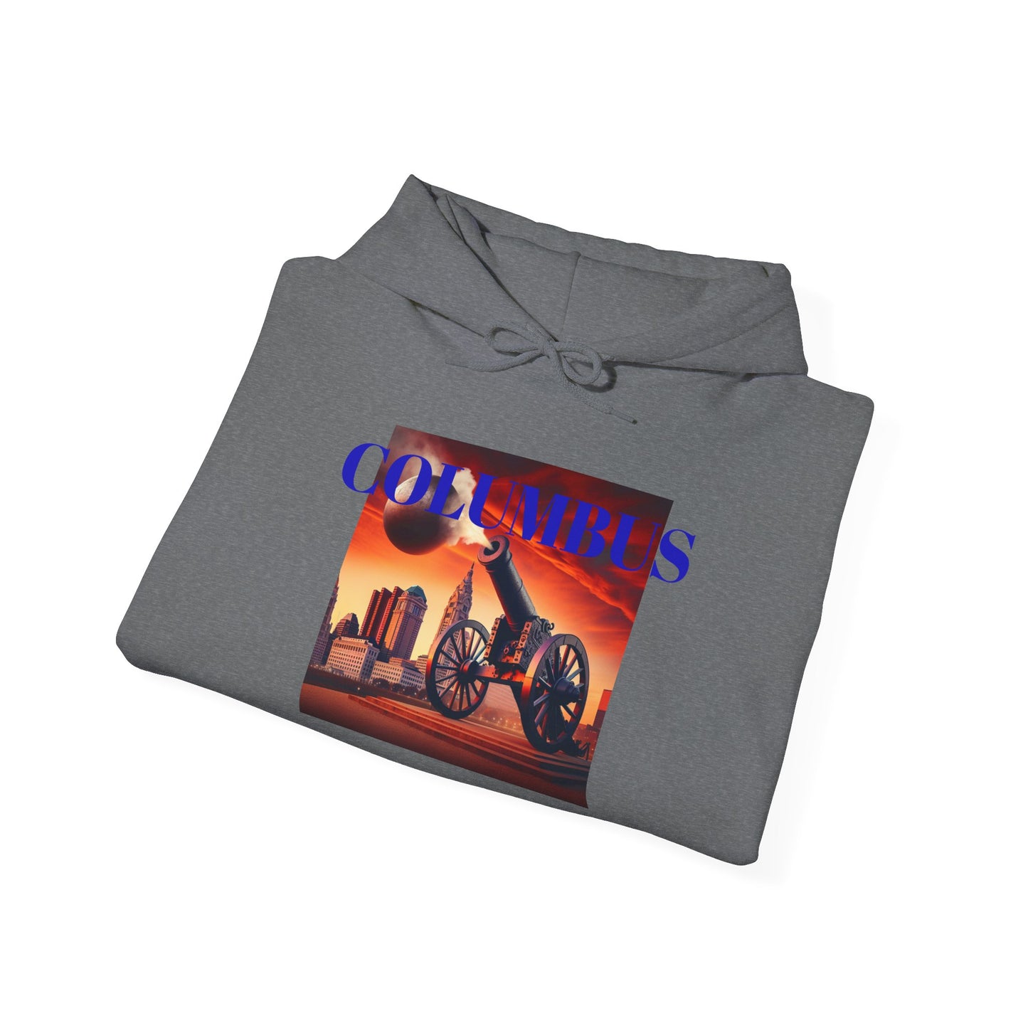 COLUMBUS ADULT Graphic Hoodie - Unisex Heavy Blend™ - CITY PRIDE SERIES