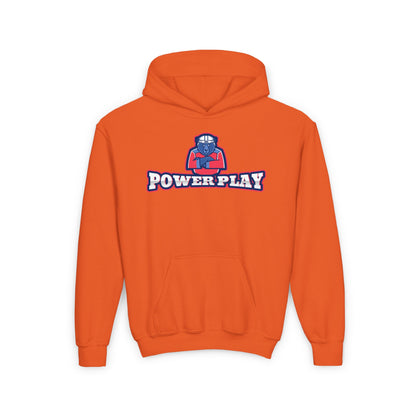POWERPLAY Youth Heavy Blend Hooded Sweatshirt