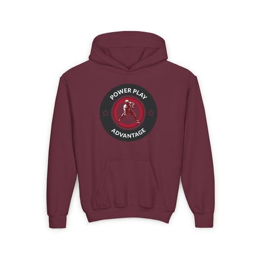 POWERPLAY ADVANTAGE Youth Heavy Blend Hooded Sweatshirt