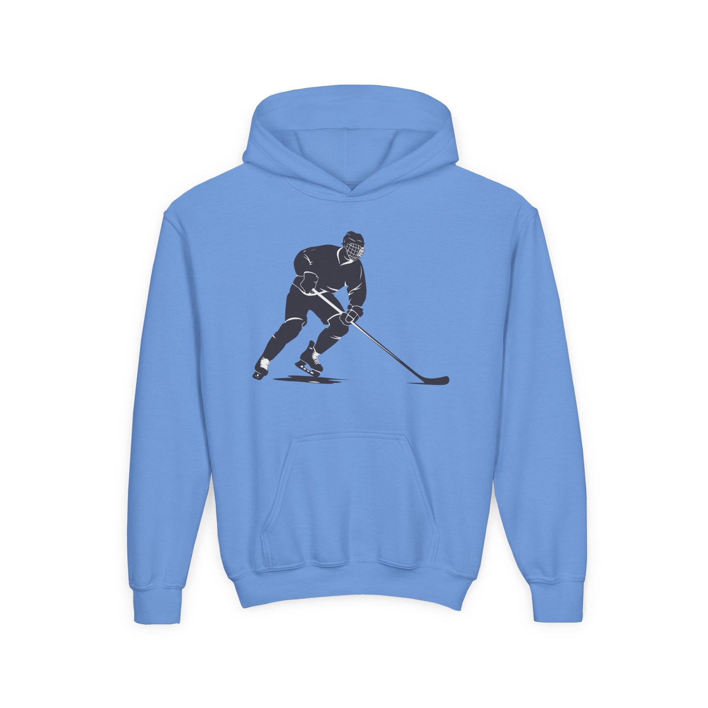 Youth Hockey Player Heavy Blend Hoodie - Perfect for Young Athletes