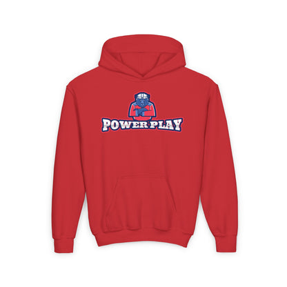 POWERPLAY Youth Heavy Blend Hooded Sweatshirt