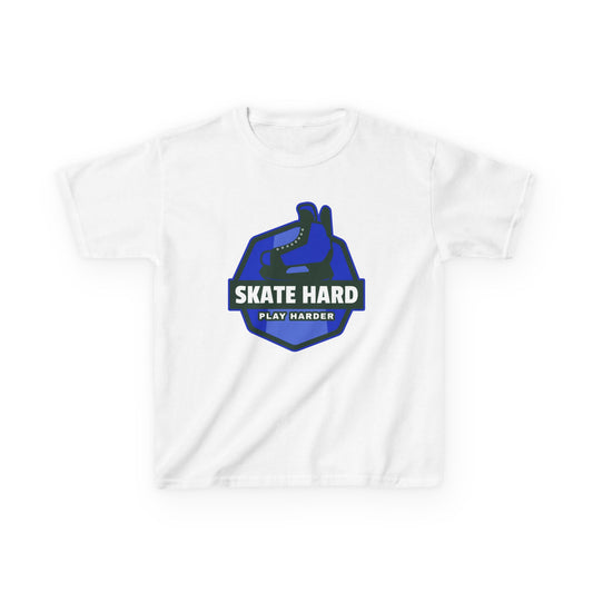 SKATE HARD PLAY HARDER Kids Heavy Cotton™ Tee