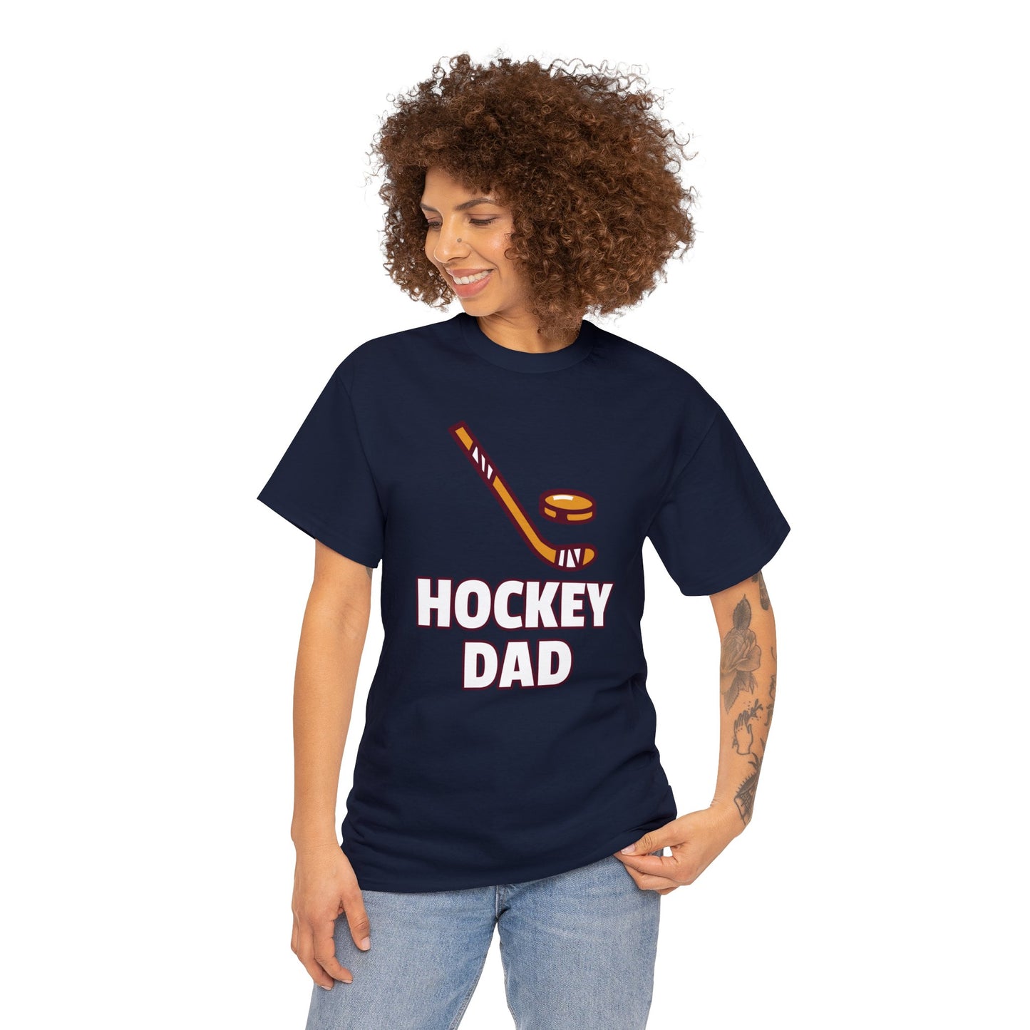 HOCKEY DAD Unisex Heavy Cotton Tee