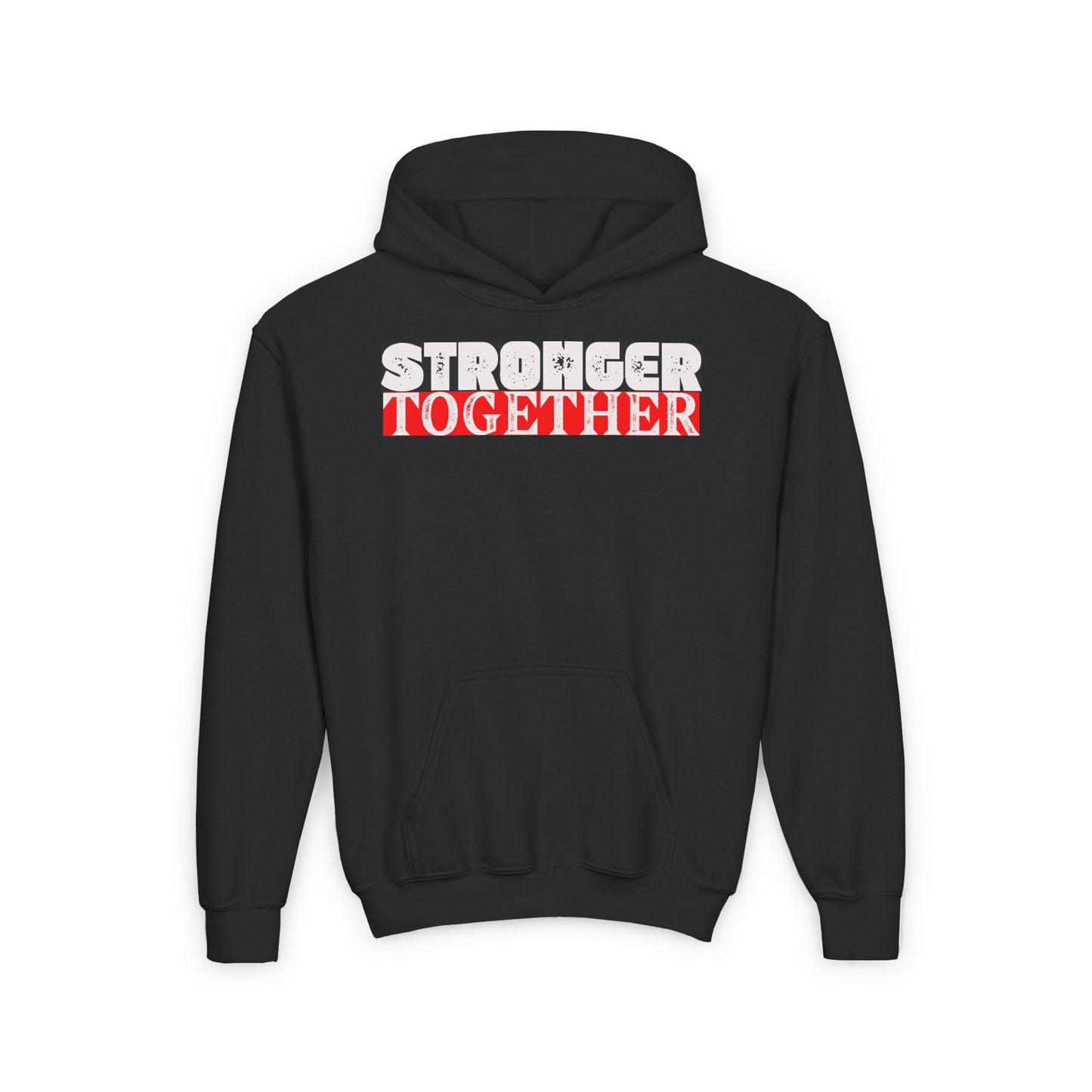 Stronger Together Youth Hoodie - Cozy Blend