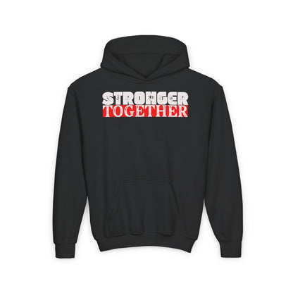 Stronger Together Youth Hoodie - Cozy Blend