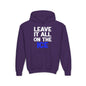 LEAVE IT ALL ON THE ICE - Youth Heavy Blend Hoodie