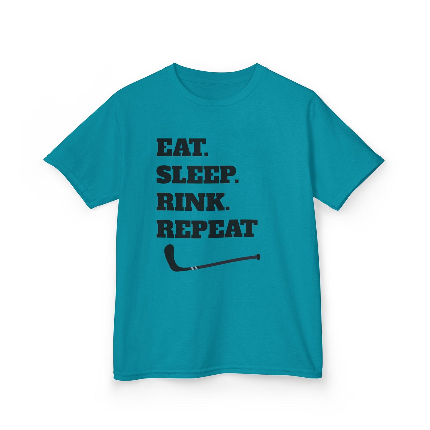 Youth Hockey Tee - Eat Sleep Rink Repeat