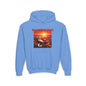 WASHINGTON Youth Hooded Sweatshirt - Retro Graphic Design for City Pride