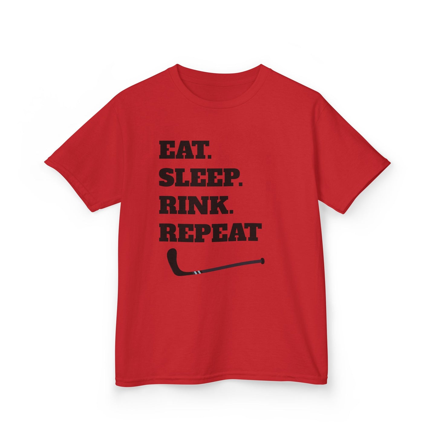 Youth Hockey Tee - Eat Sleep Rink Repeat