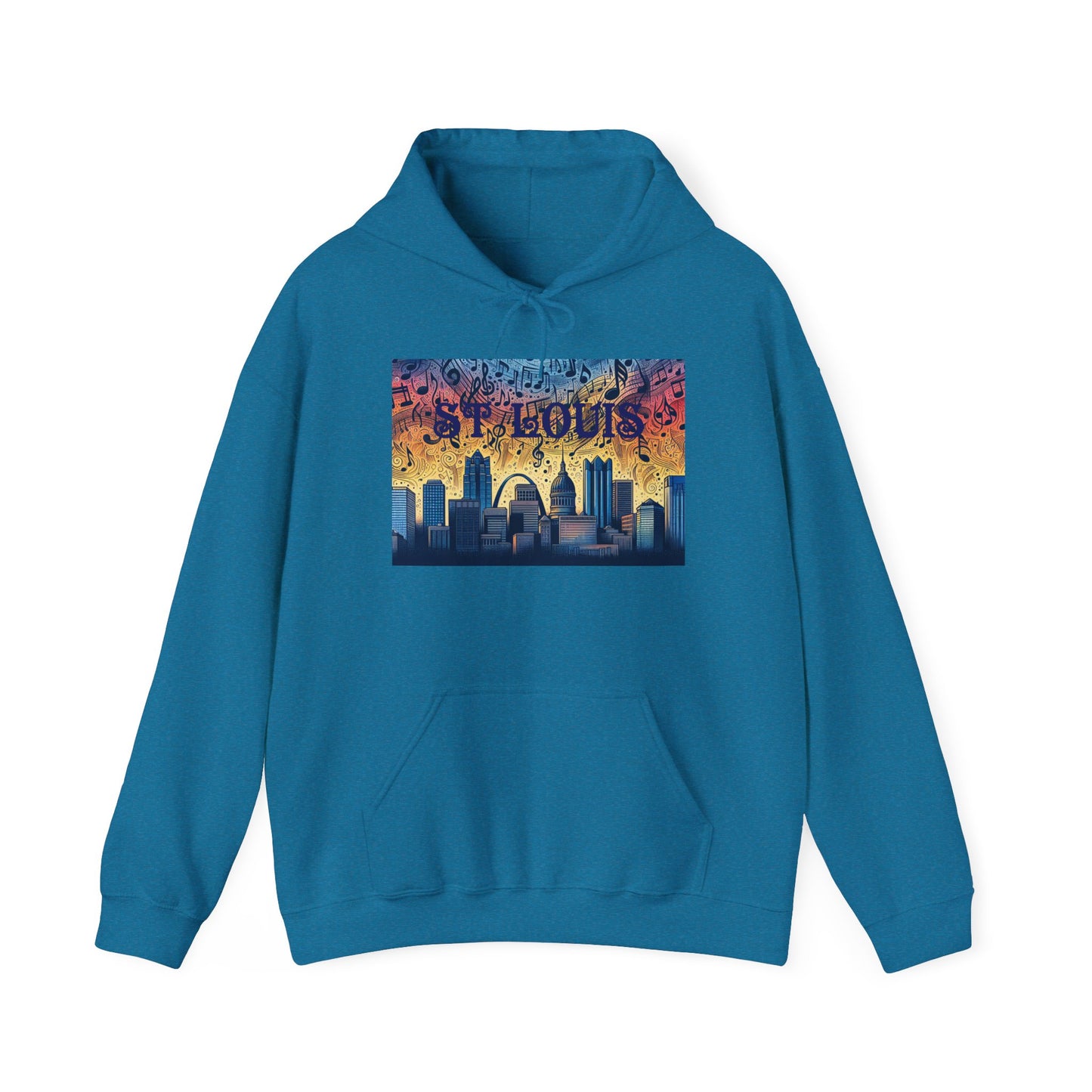 ST LOUIS ADULT Graphic Hoodie - Unisex Heavy Blend™ - CITY SERIES