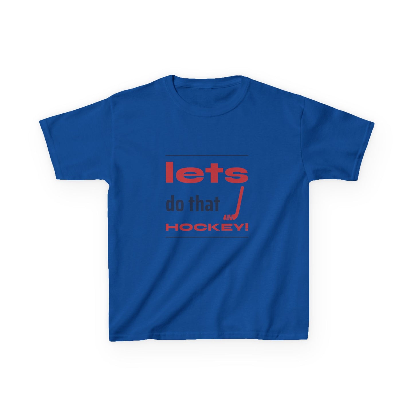 LETS DO THAT HOCKEY Kids Heavy Cotton™ Tee