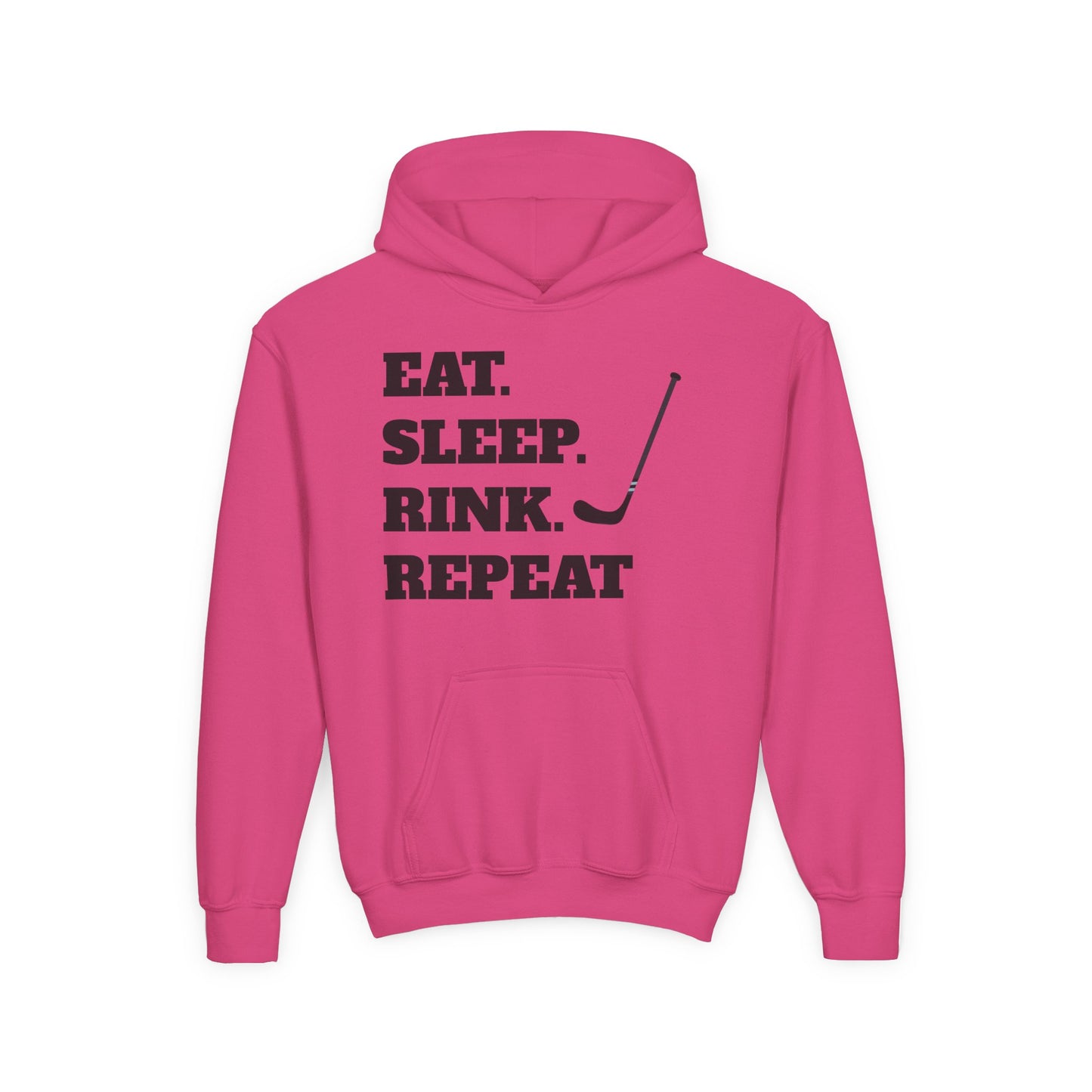 Youth Hockey Sweatshirt - Eat Sleep Rink Repeat