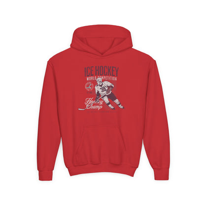 Youth Ice Hockey Hooded Sweatshirt - Perfect for Young Athletes
