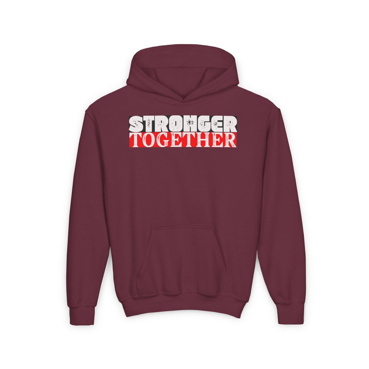 Stronger Together Youth Hoodie - Cozy Blend
