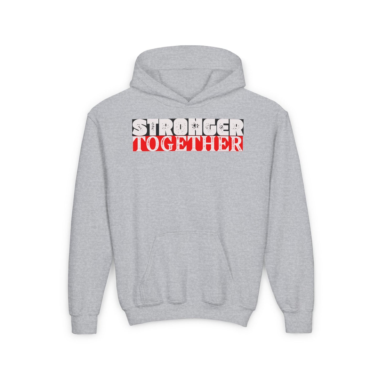 Stronger Together Youth Hoodie - Cozy Blend