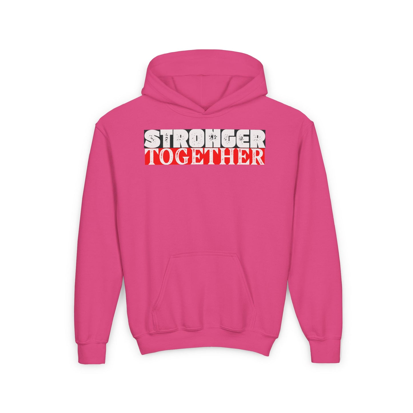Stronger Together Youth Hoodie - Cozy Blend