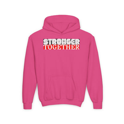 Stronger Together Youth Hoodie - Cozy Blend