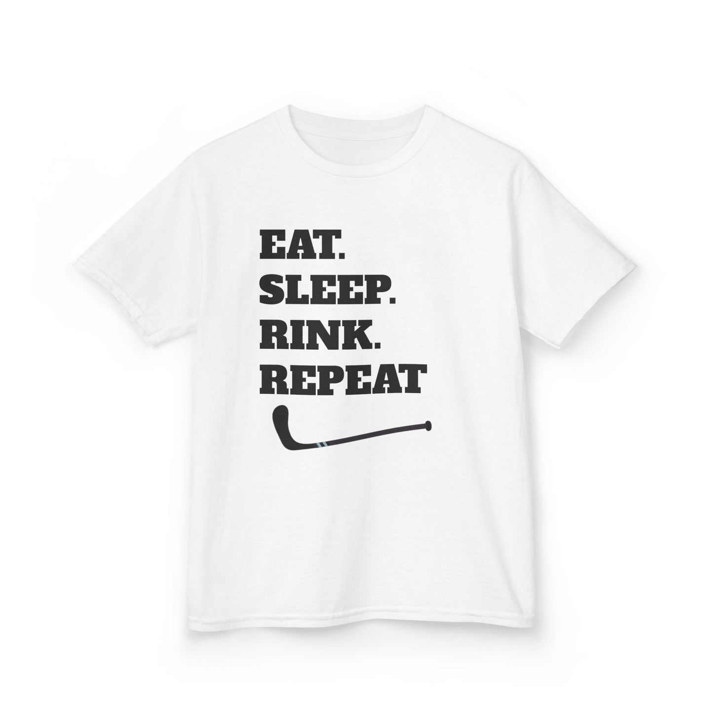 Youth Hockey Tee - Eat Sleep Rink Repeat