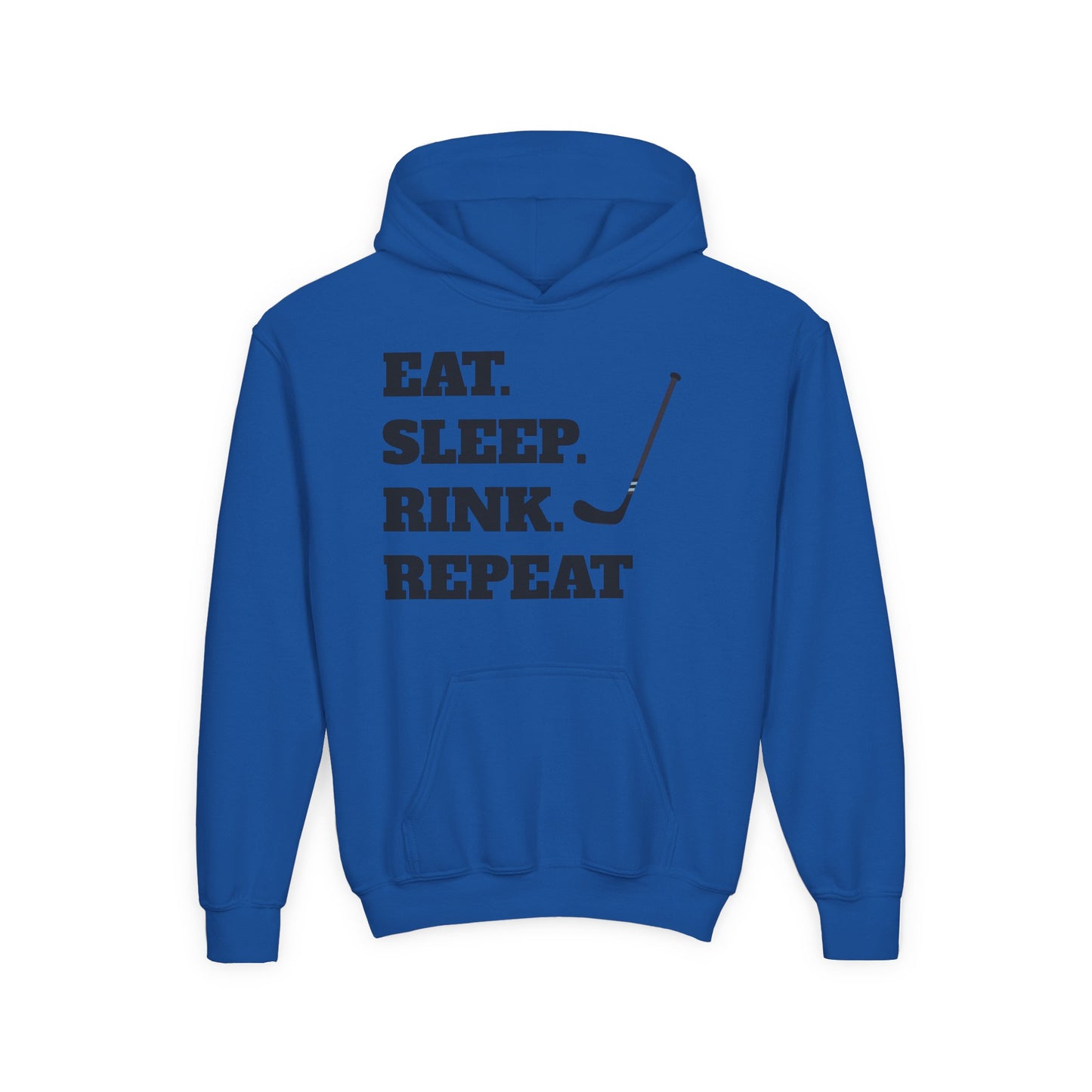 Youth Hockey Sweatshirt - Eat Sleep Rink Repeat