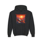 WASHINGTON Youth Hooded Sweatshirt - Retro Graphic Design for City Pride