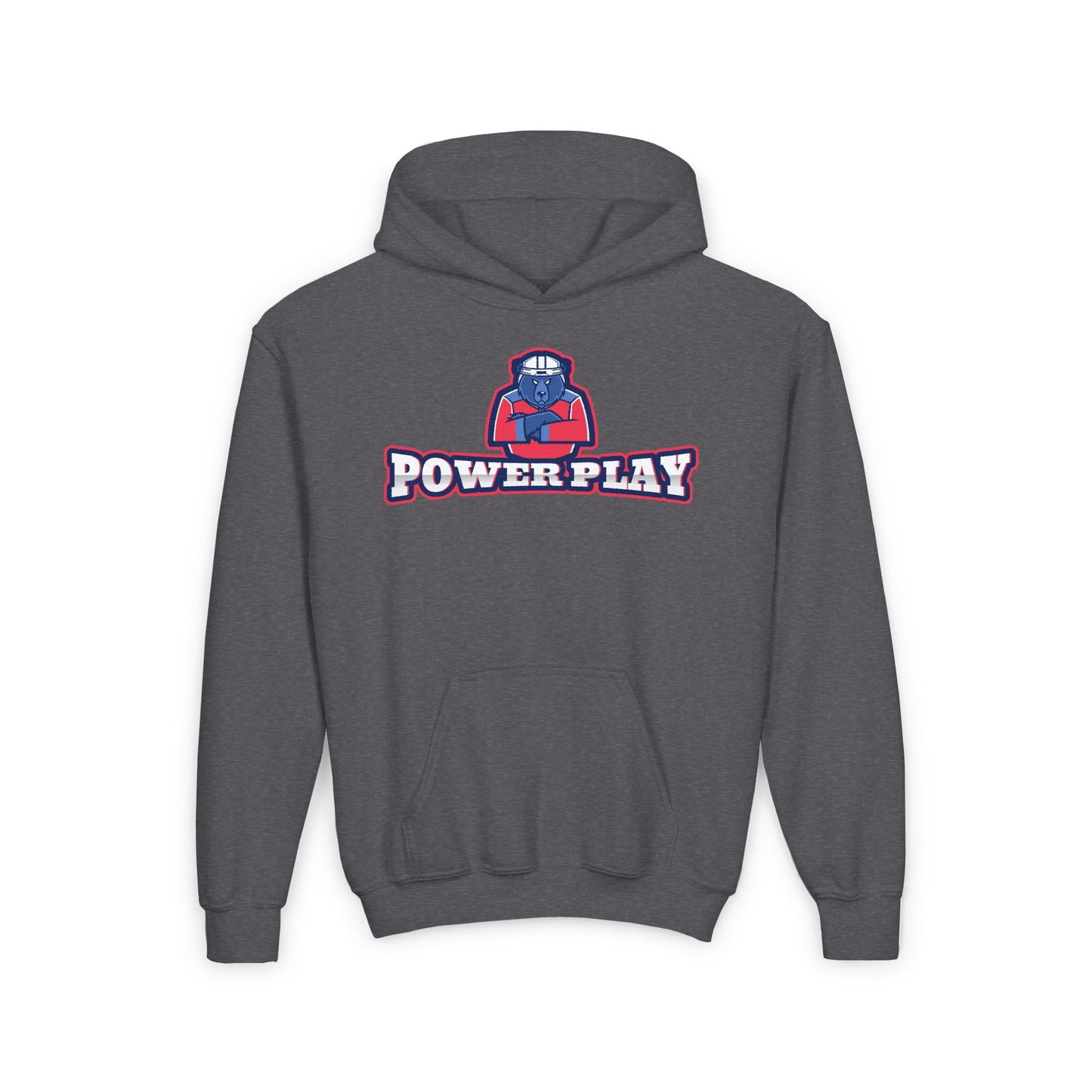 POWERPLAY Youth Heavy Blend Hooded Sweatshirt