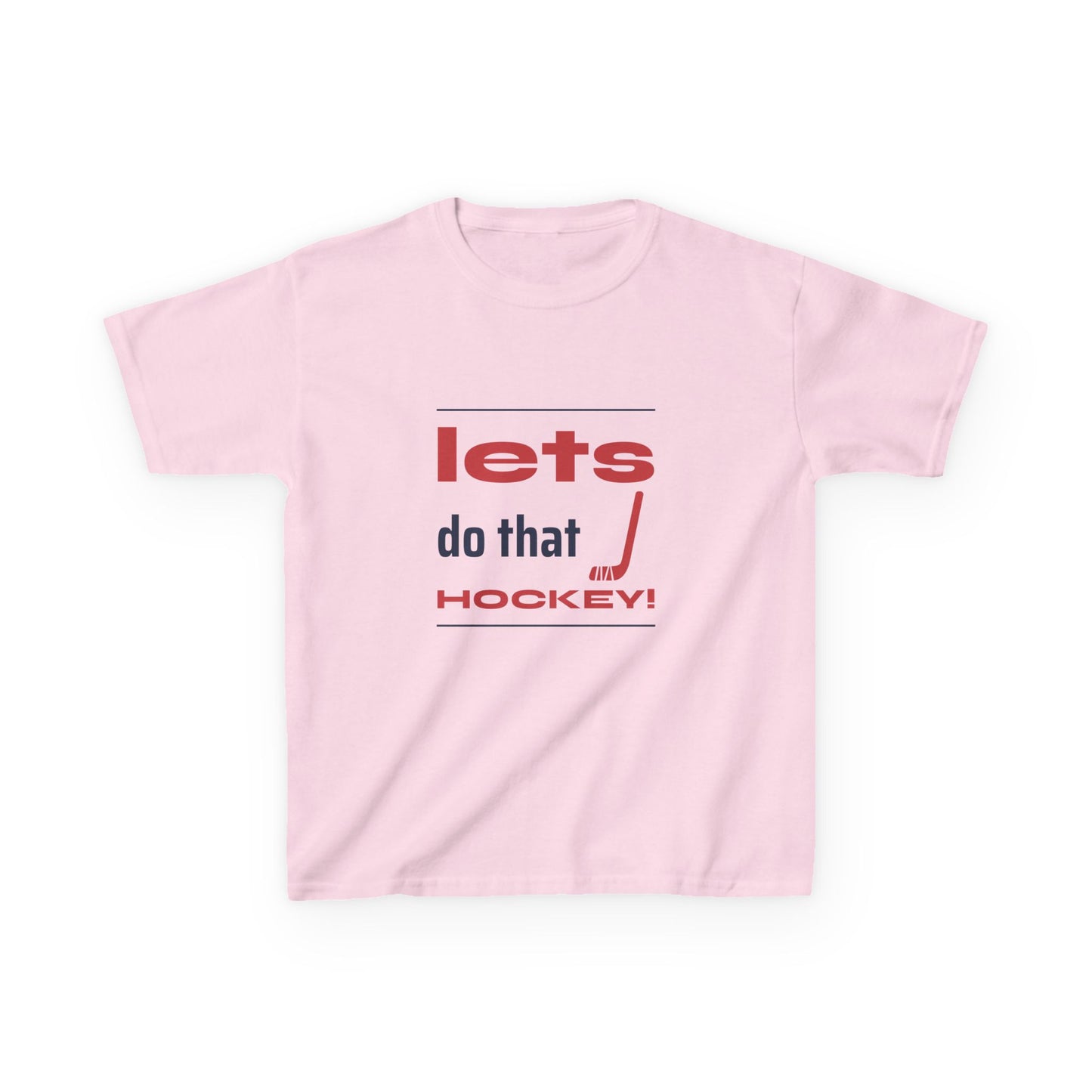 LETS DO THAT HOCKEY Kids Heavy Cotton™ Tee