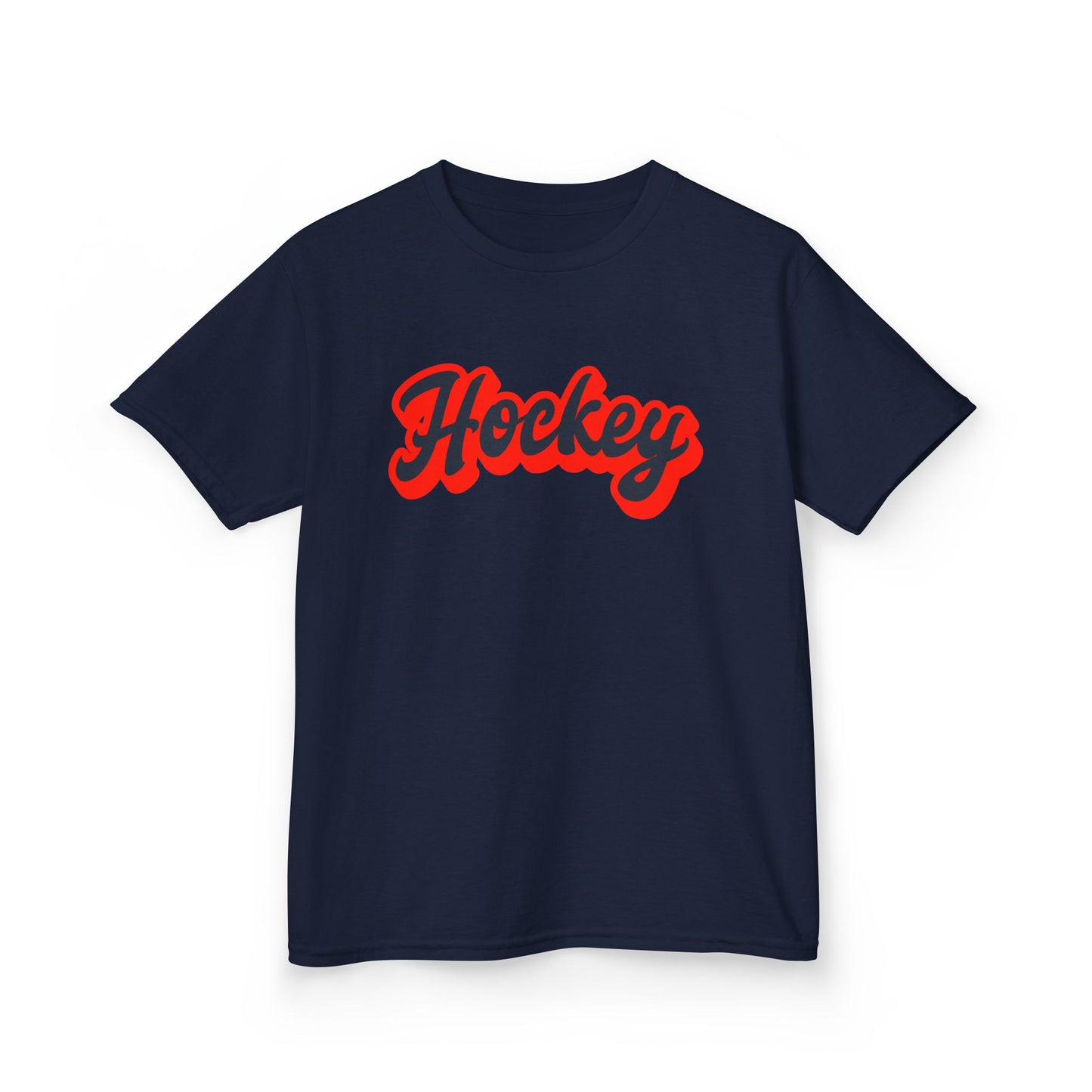Kids Hockey Heavy Cotton Tee - Perfect for Young Fans!